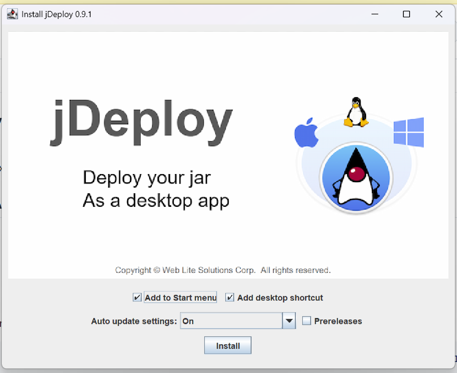 jdeploy installer
